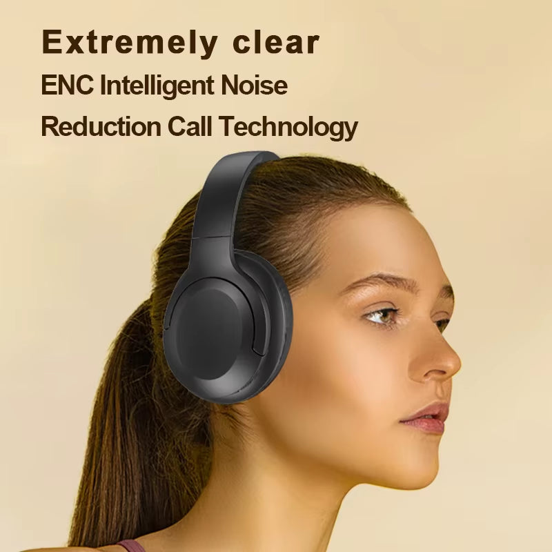 ANC Noise Canceling Headphones A1 Wireless Bluetooth Headphones BT5.3 400Mah Over-Ear Foldable for Sports Work Games