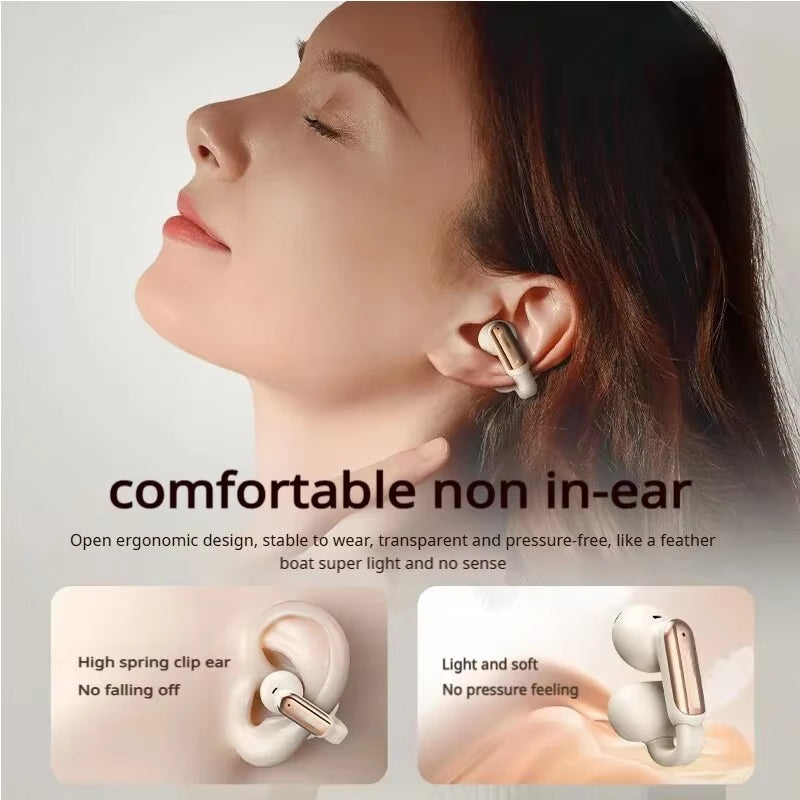 Xiaomi  Real OWS Clip-On Wireless Bluetooth Headphones Low Latency ENC Noise Cancelling Long Life Gaming Casual Headphones